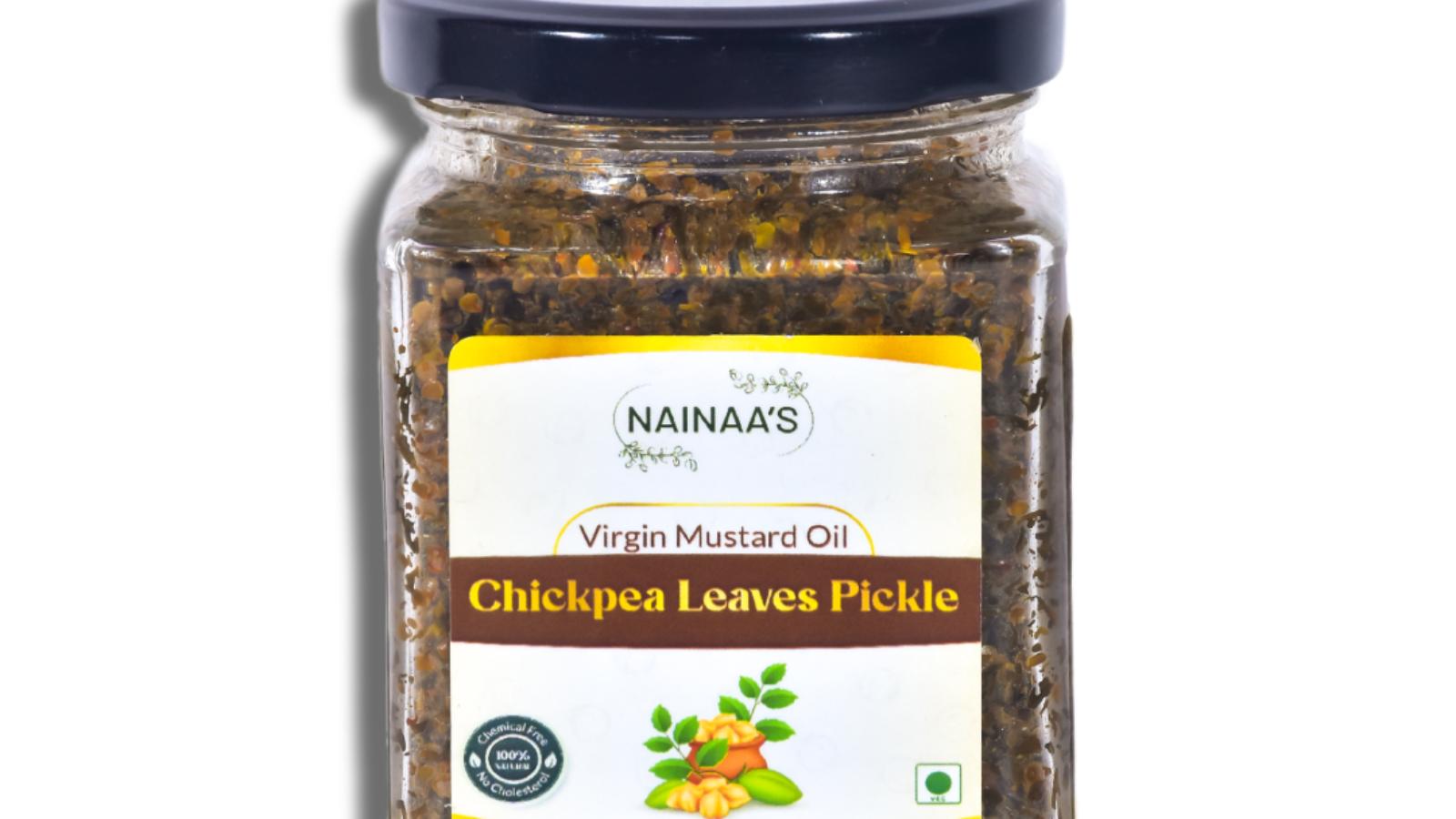 Chickpea Leaves Pickle Front