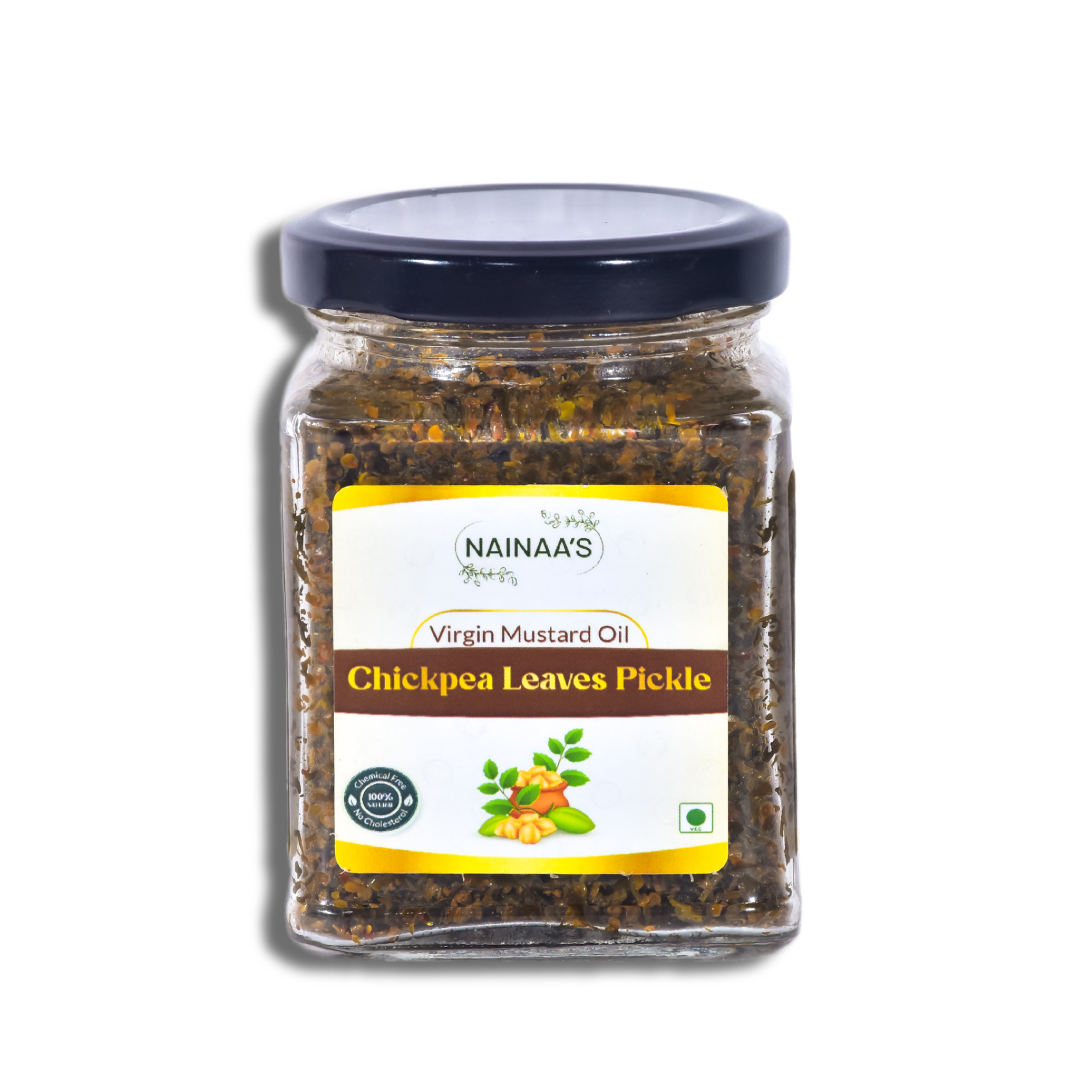 Beyond the Jar Unveiling the Unique Health Benefits of Chickpea Leaves Pickle Nainaa's