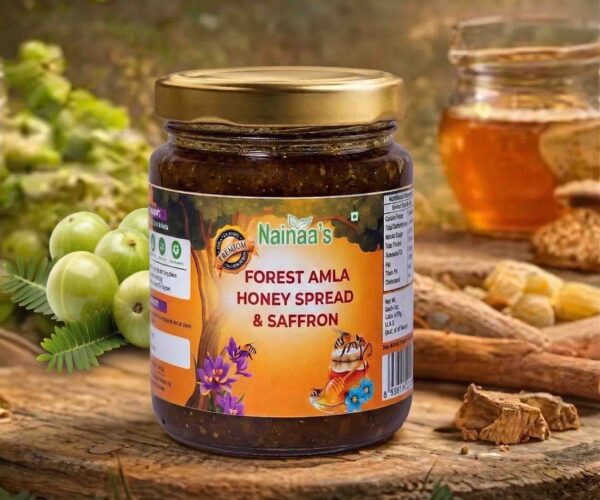 Forest_Amla_Honey_Spread_Saffron_Front-png-3 Amla Honey Spread Saffron