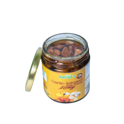 Garlic-Infused Raw Forest Honey