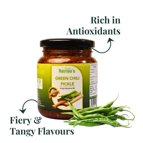 Green Chilli Pickle – PET Jar - Image 2