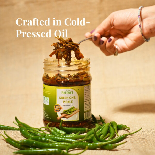 Green Chilli Pickle – PET Jar - Image 3