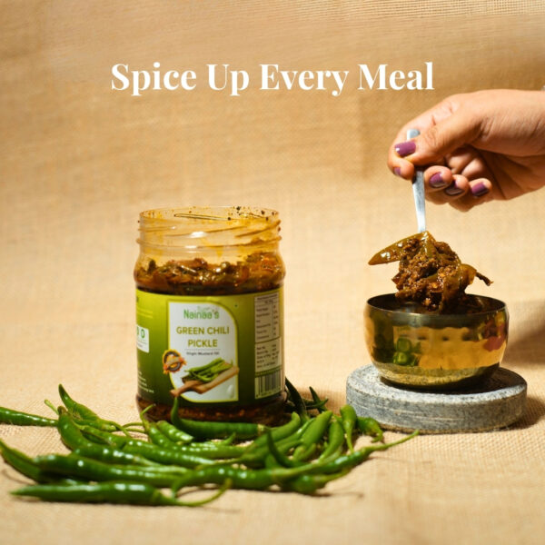 Green Chilli Pickle – PET Jar - Image 4