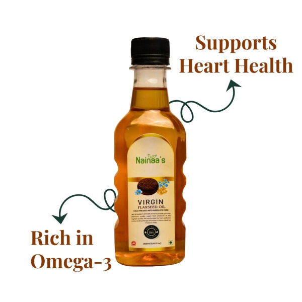 Virgin Flaxseed Oil – Cold Pressed - Image 2
