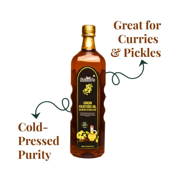 Virgin Mustard Oil – Cold Pressed - Image 2